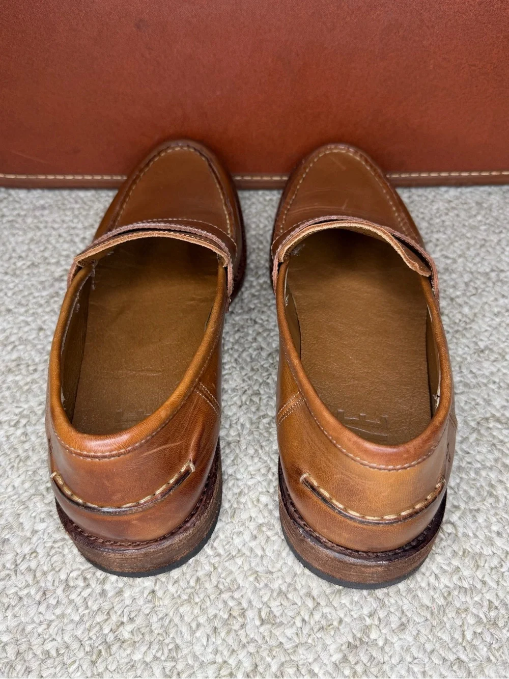 Frye Tyler Flex leather Penny loafers